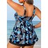 Роздільник купальник- танкіні Hanna Nikole Tankini Plus Size 58 Блакитний (10125)