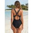 Суцільний купальник Cupshe Bikini М Чорний (10132)