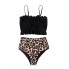 Роздільний купальник FS Shein bikini volante XL Чорний (10135)