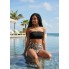 Роздільний купальник FS Shein bikini volante XL Чорний (10135)