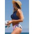 Роздільний купальник FS Nadeer Women Swimwear L Синій (10137)