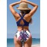Роздільний купальник FS Nadeer Women Swimwear L Синій (10137)