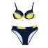 Жіночий роздільний купальник FS Bandeau Swimsuit Sets М Комбінований (10141)
