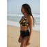  Жіночий купальник CUPSHE Women Swimsuit Lotto Bikini М Чорний (10146)