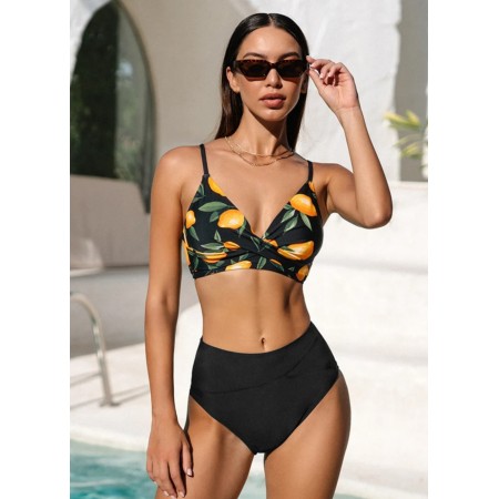 Купальник раздельный CUPSHE Women Swimsuit Lotto Bikini М Черный (10146) Купальник раздельный CUPSHE Women Swimsuit Lotto Bikini М Черный (10146)