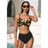  Жіночий купальник CUPSHE Women Swimsuit Lotto Bikini М Чорний (10146)
