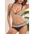 Жіночий купальник роздільний FS JFAN Women's Sexy Swimsuit L Чорний (9079)