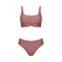  Жіночий купальник Cupshe Hipster Bikini Set L Пудровий  (9271)
