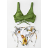  Жіночий купальник FS Floral Print XL Зелений (9281)