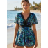 Суцільний купальник-сукня FS ECUPPER Womens Swimdress 5XL Чорний (9283)