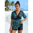 Суцільний купальник-сукня FS ECUPPER Womens Swimdress 5XL Чорний (9283)