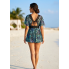 Суцільний купальник-сукня FS ECUPPER Womens Swimdress 5XL Чорний (9283)