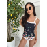 Суцільний купальник FS Swimsuits Abstract Printing S Чорний (9284)
