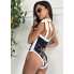 Суцільний купальник FS Swimsuits Abstract Printing S Чорний (9284)