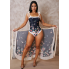 Суцільний купальник FS Swimsuits Abstract Printing S Чорний (9284)