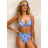  Жіночий купальник Cupshe Cupshe High Waist Underwire  L Синій (9289)