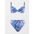  Жіночий купальник Cupshe Cupshe High Waist Underwire  L Синій (9289)
