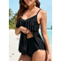  Жіночий купальник FS Tankini-Oberteil EU40 Чорний (9292)