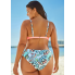 Жіночий роздільний купальник FS Bandeau Swimsuit Sets L Пудровий (9295)