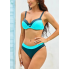 Жіночий роздільний купальник FS Bandeau Swimsuit Sets М Блакитний (9947)