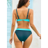 Жіночий роздільний купальник FS Bandeau Swimsuit Sets М Блакитний (9947)