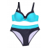 Жіночий роздільний купальник FS Bandeau Swimsuit Sets М Блакитний (9947)