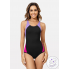 Фізіологічний суцільний купальник FS Beautikini Woodlands Period Swimwear для плавання в період менструації S Чорний (9341)
