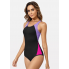 Фізіологічний суцільний купальник FS Beautikini Woodlands Period Swimwear для плавання в період менструації S Чорний (9341)
