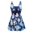  Жіночий суцільний купальник FS Plus Size Floral Print L Комбінований (9344)