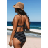  Жіночий купальник CUPSHE Swimsuit Mid Rise Reversible Bottom M Чорний (9382)