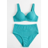 Жіночий роздільний купальник FS Jasambac Swimsuit Sets L Зелений (9354)