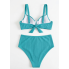 Жіночий роздільний купальник FS Jasambac Swimsuit Sets L Зелений (9354)