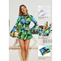  Жіночий суцільний купальник-сукня FS UNIQUEBELLA XL Long Sleeve Комбінований (9358)