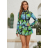  Жіночий суцільний купальник-сукня FS UNIQUEBELLA XL Long Sleeve Комбінований (9358)