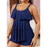  Жіночий купальник FS Tankini Yonique Women's Plus Size XXL Темно-синій (9376)