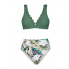 Роздільний купальник Cupshe Bikini Set L Оливковий (9387)