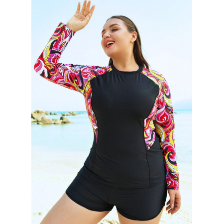 Женский купальник Hanna Nikole Tankini Plus Size 60 Черный (9388) Женский купальник Hanna Nikole Tankini Plus Size 60 Черный (9388)