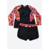  Жіночий купальник Hanna Nikole Tankini Plus Size 60 Чорний (9388)