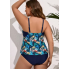  Жіночий купальник Hanna Nikole Tankini Plus Size 60 Синій (9390)