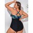  Жіночий купальник  Hanna Nikole Women's Tummy Control Swimsuit 52 Чорний (9392)