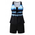  Спортивний роздільний купальник FS Tankini Boyshort Swimsuit XXL Чорний (9395)