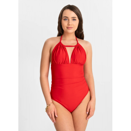 Суцільний купальник FS Halter XXL Червоний (9399)