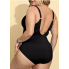  Жіночий купальник FS Hanna Plus Size 52 з коригуючим ефектом Чорний (9869)