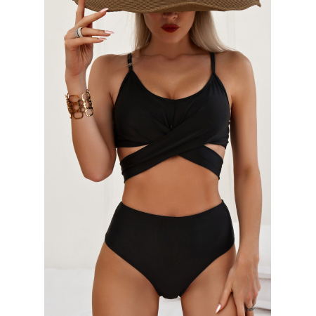  Женский раздельный купальник FS Bikini Set L Черный (9456)