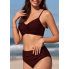  Жіночий роздільний купальник FS Bikini Set Lily L Бордовий (9450)