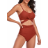  Жіночий роздільний купальник FS Bikini Set Lily М Теракотовий (9451)