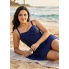  Суцільний купальник-сукня FS Swimdress SHEKINI XL Синій (9461)