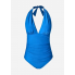  Жіночий суцільний купальник FS Halter Tummy Control L Блакитний (9464)