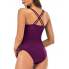 Жіночий купальник танкіні роздільний FS Tankini Women Set Triangle Thong XL з ефектом утяжки Сливовий (9470)