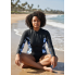  Жіночий спортивний купальник FS Long Sleeve Swimsuitst XXL з довгим рукавом Чорний (9474)